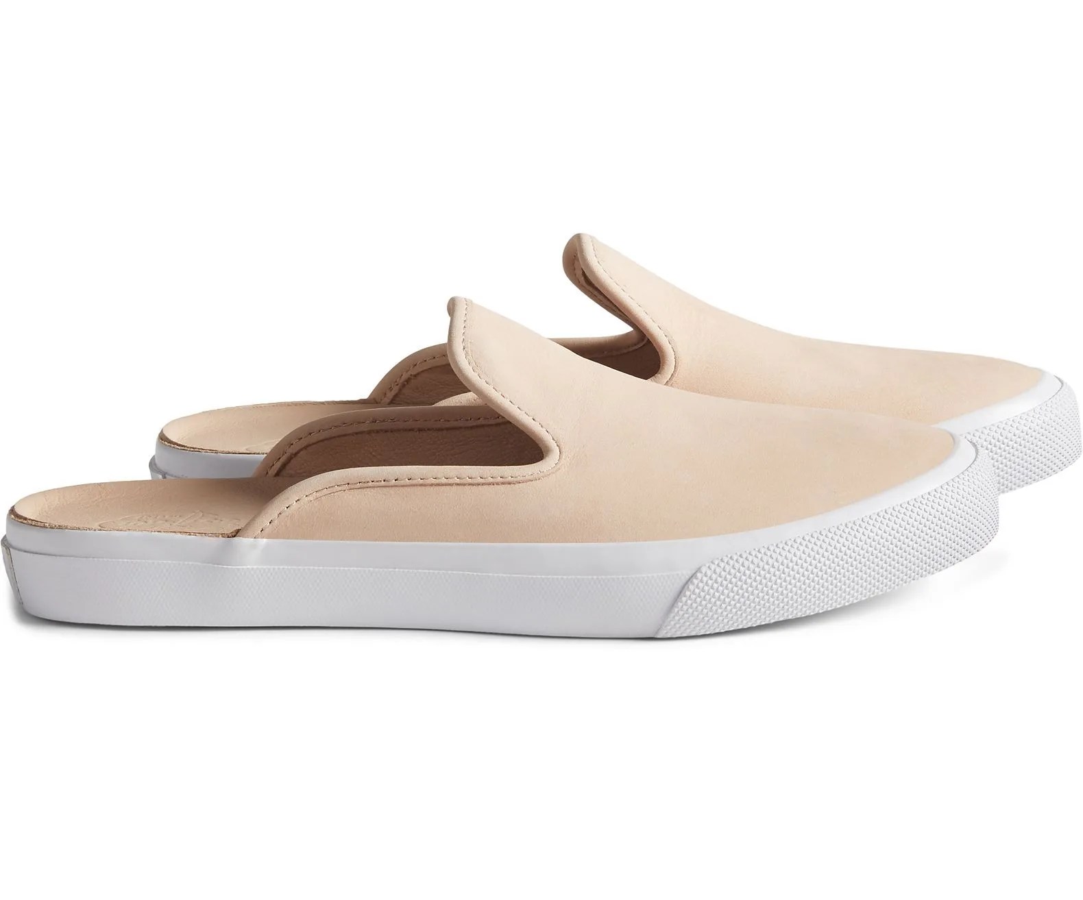 tan slip-on sneakers