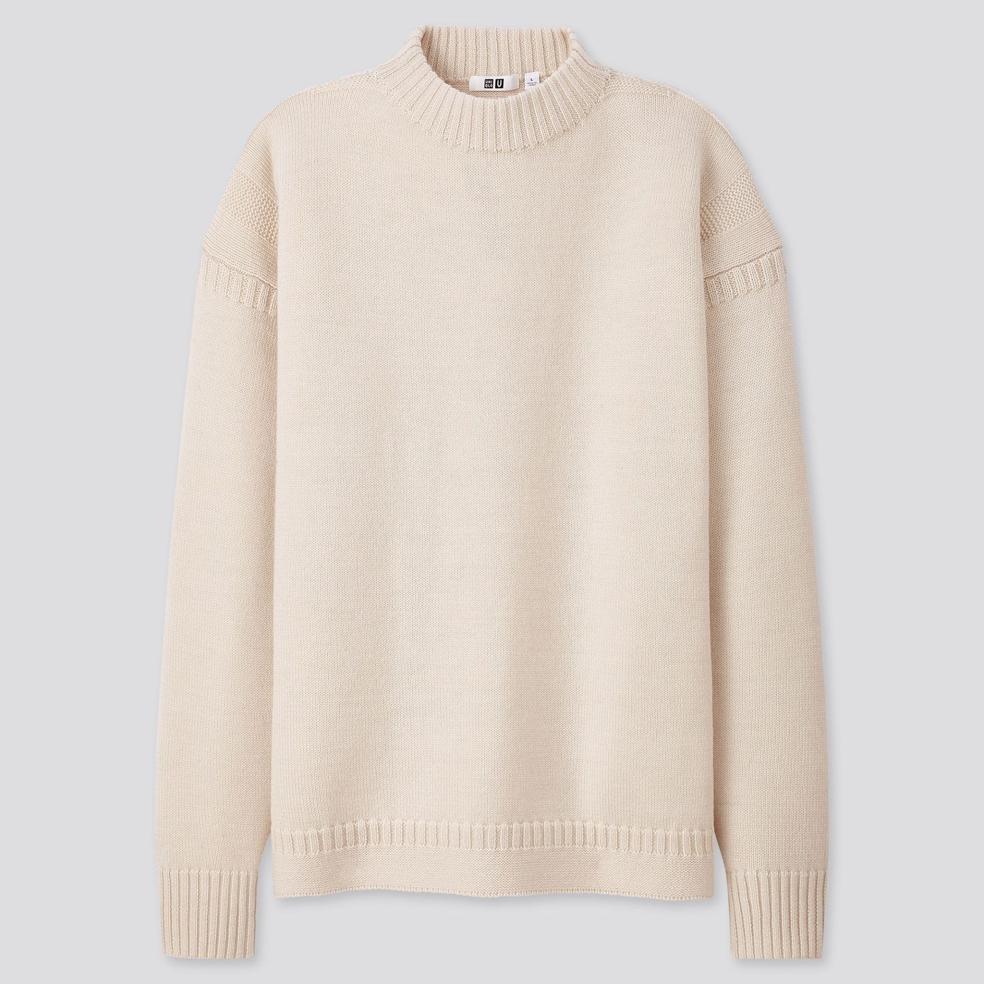 white sweater