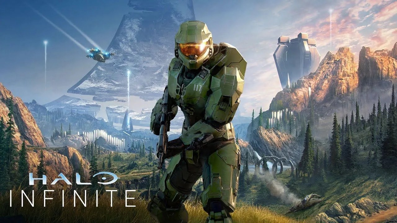 master chief from halo holding a pistol