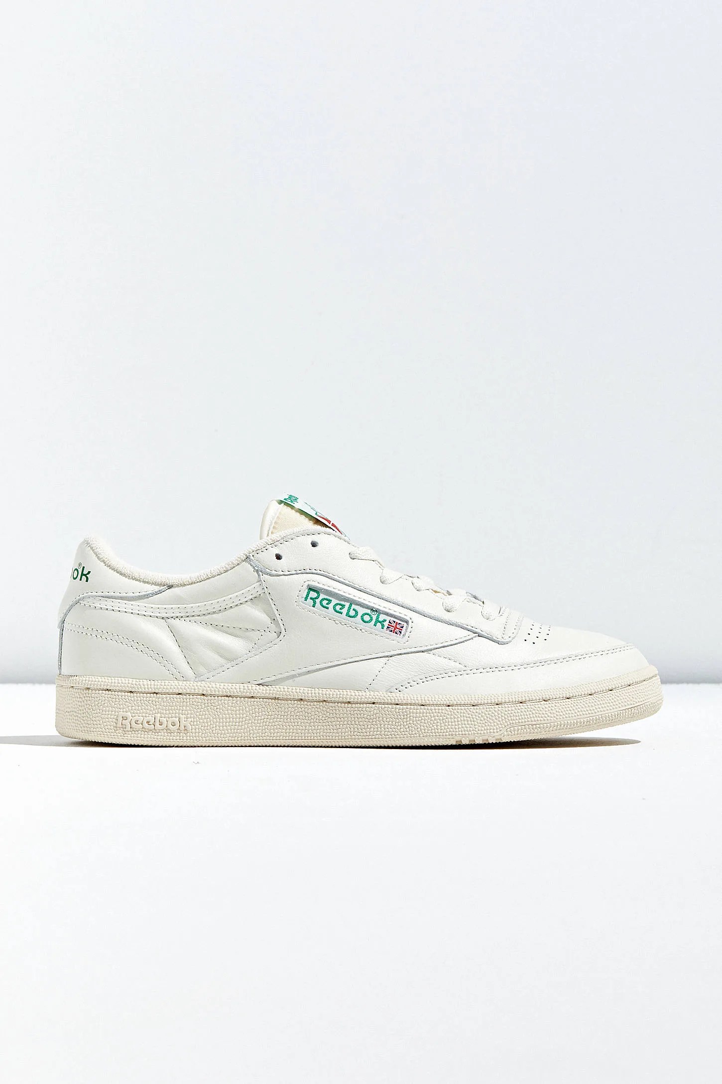 A white sneaker