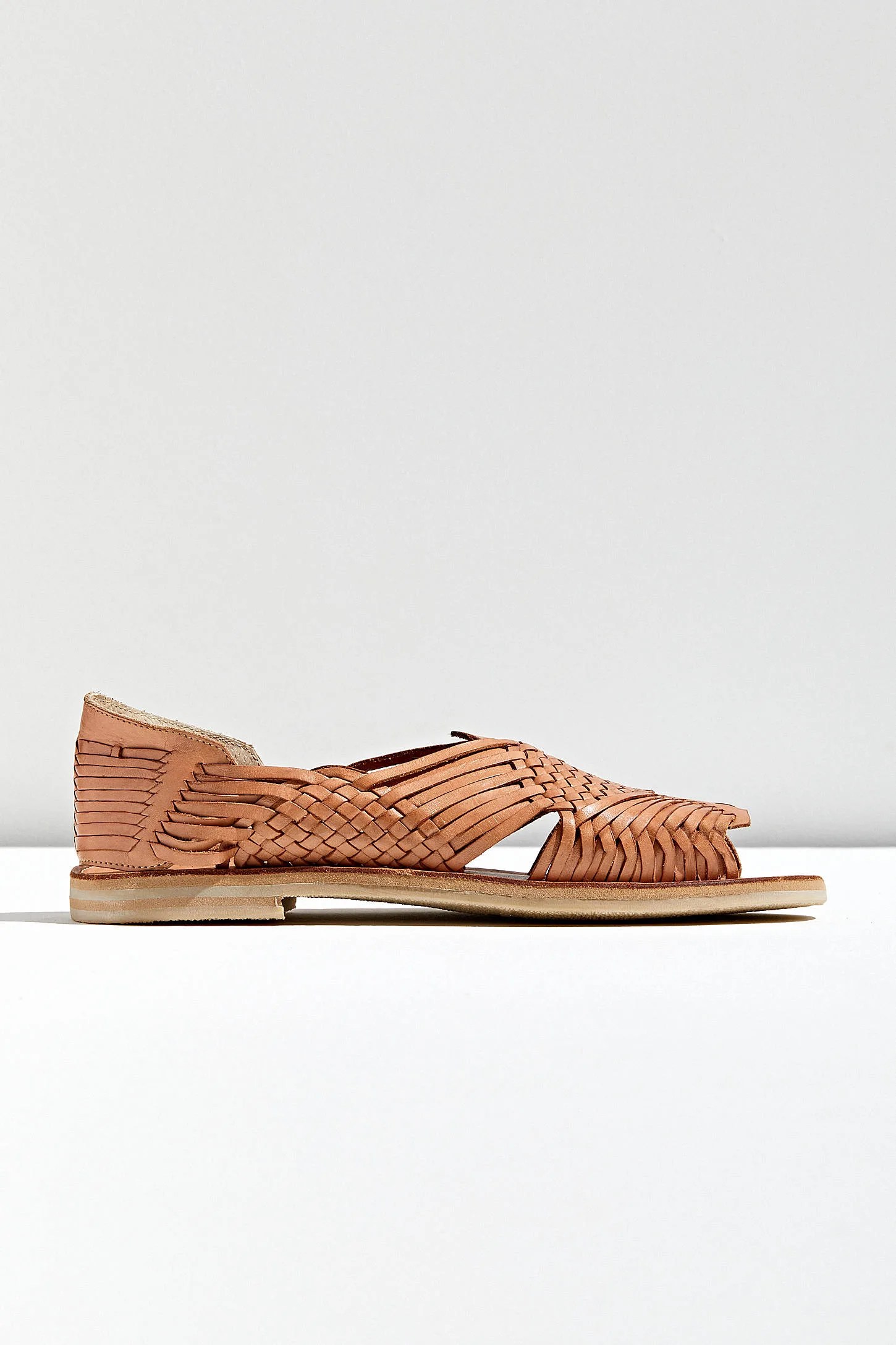 woven leather sandal