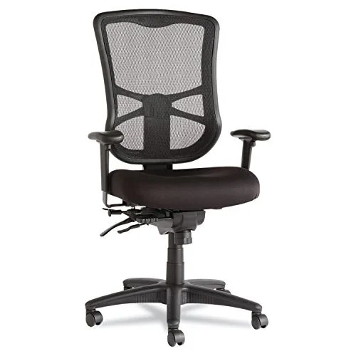A black office chair