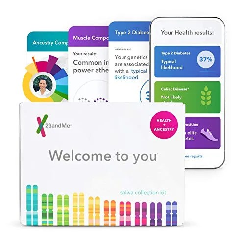 A DNA test box and smartphone app