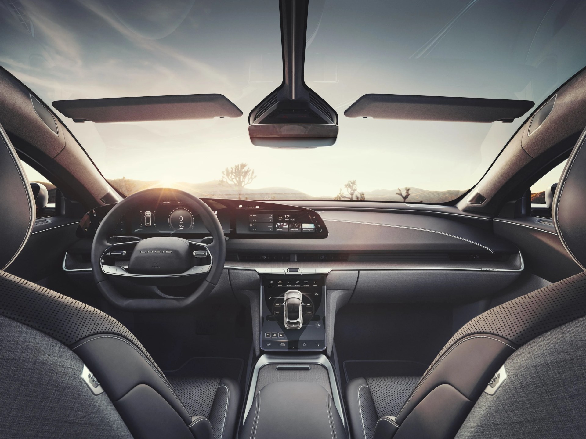 lucid air interior
