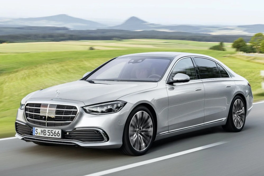 mercedes benz s klasse, 2020, outdoor, fahraufnahme, exterieur hightechsilber mercedes benz s class, 2020, outdoor, driving shot, exterior hightech silver