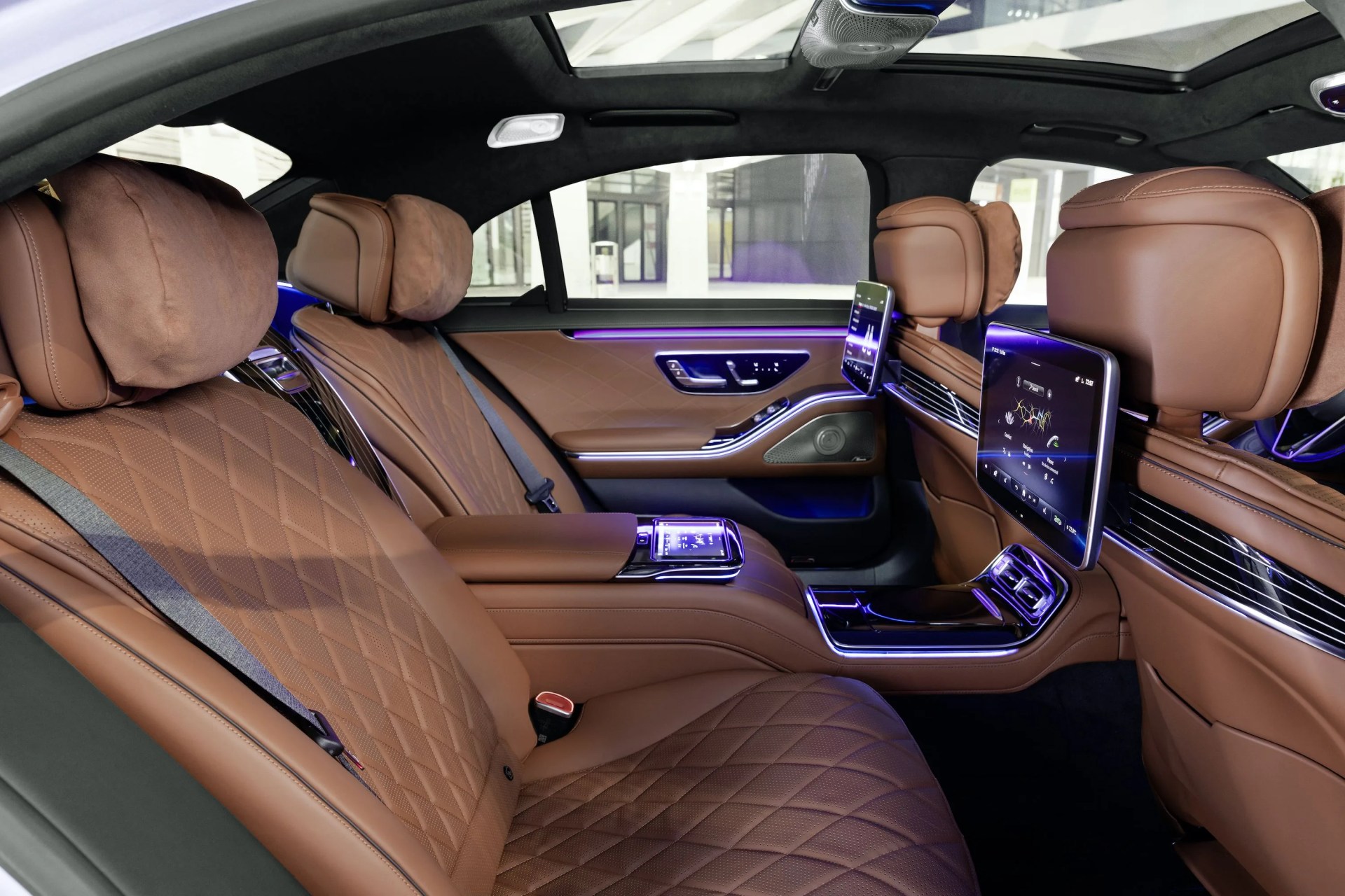 mercedes benz s klasse, 2020, outdoor, interieur leder nappa sienabraun  mercedes benz s class, 2020, outdoor, interior leather siena brown