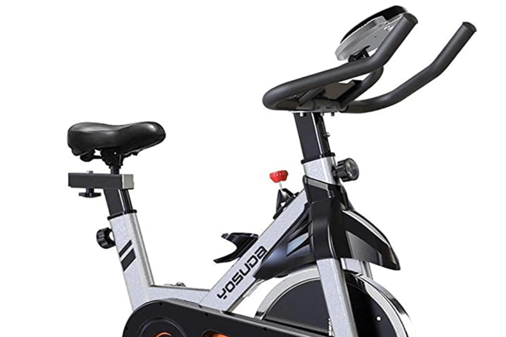 a stationary bike