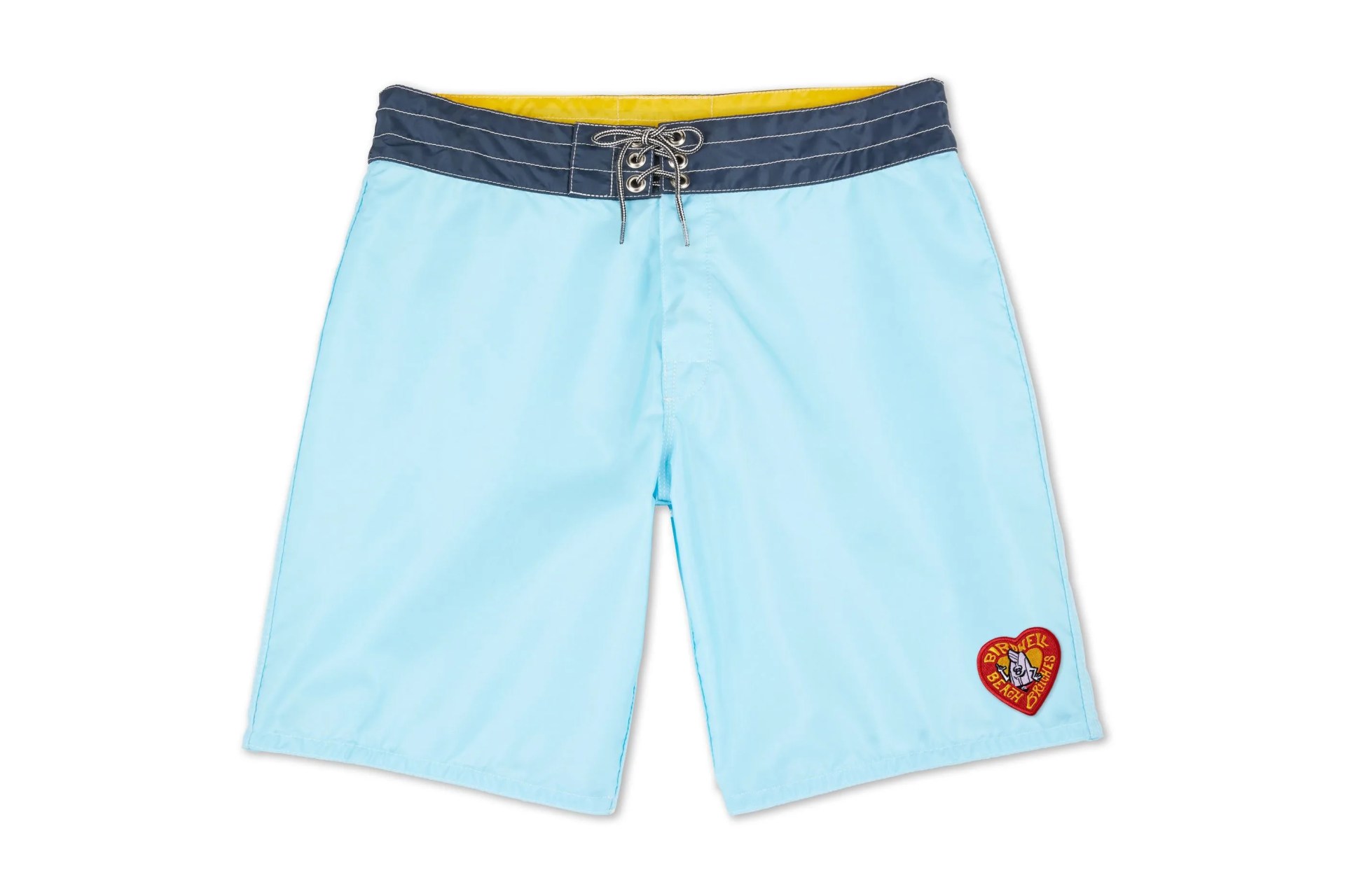 blue shorts