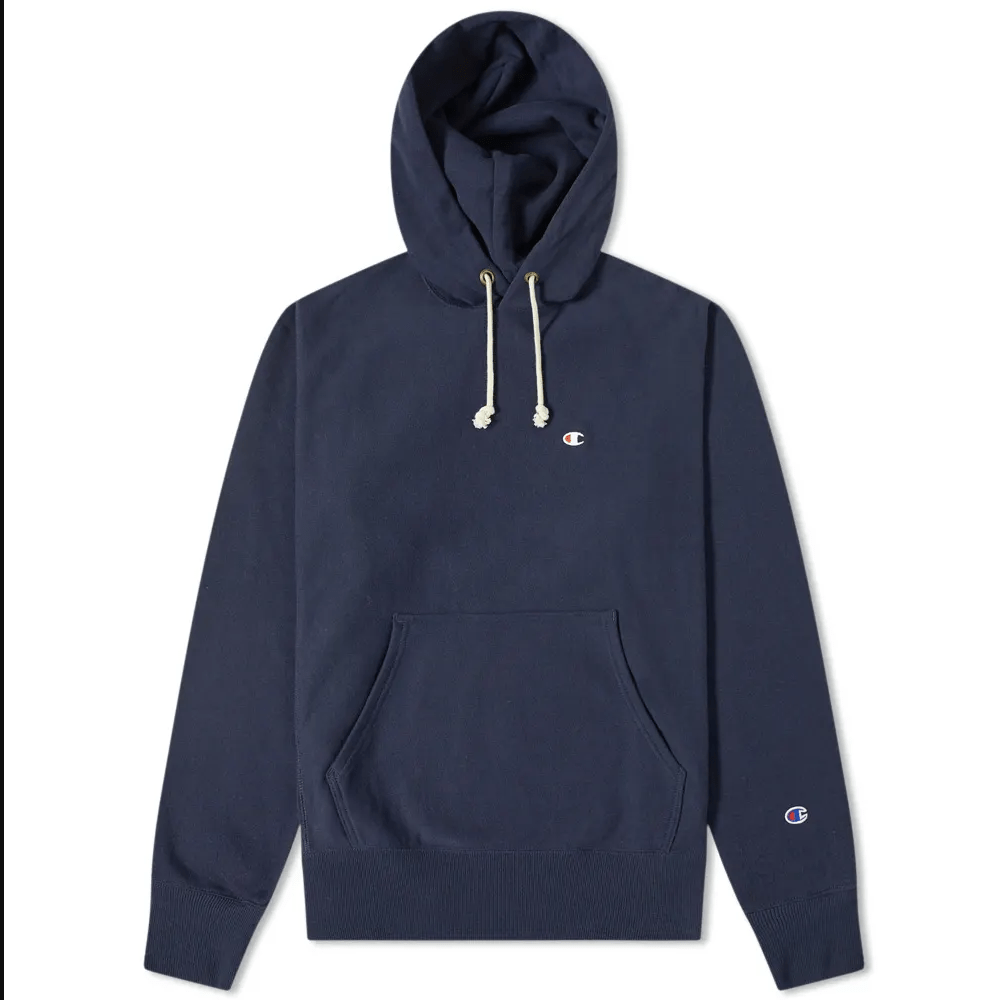 navy hoodie