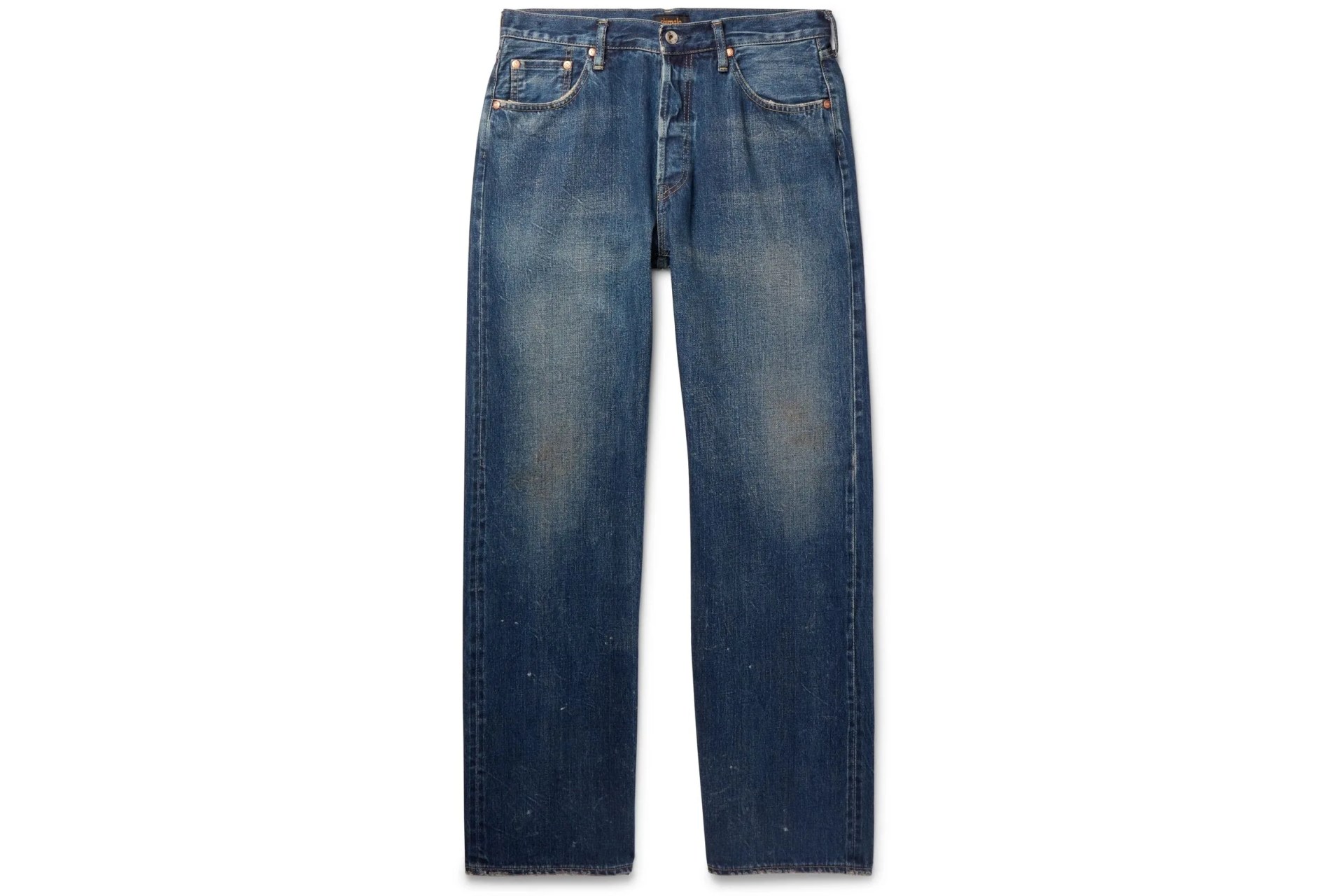 faded blue jeans