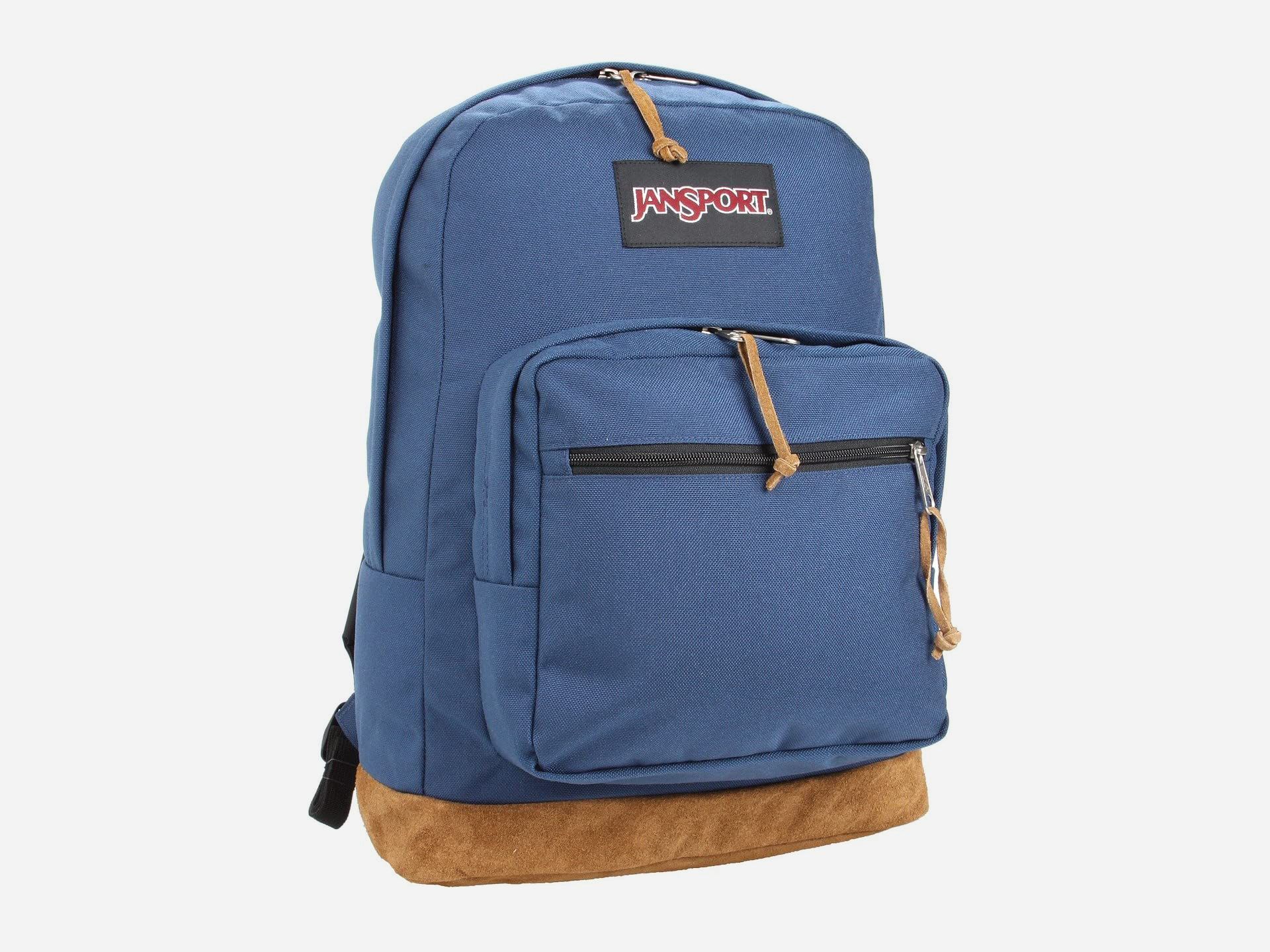 blue backpack