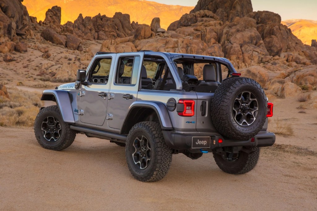 jeep wrangler in desert