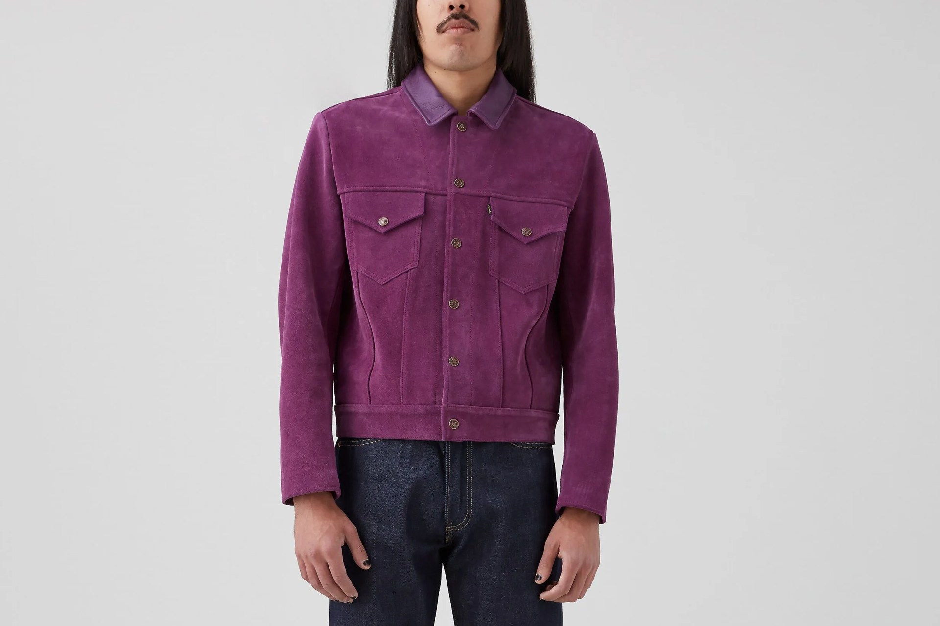 purple jacket