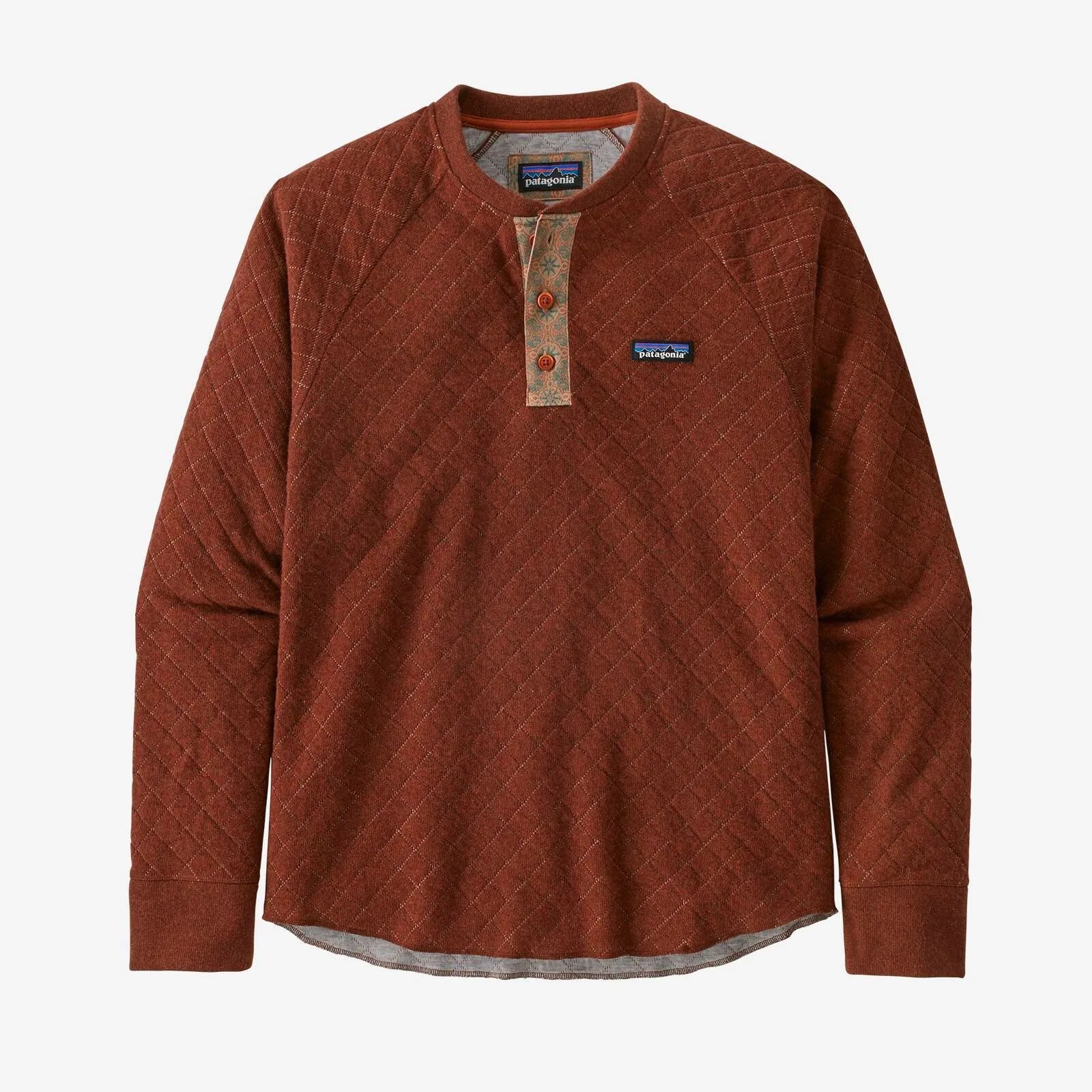 a brick red pullover