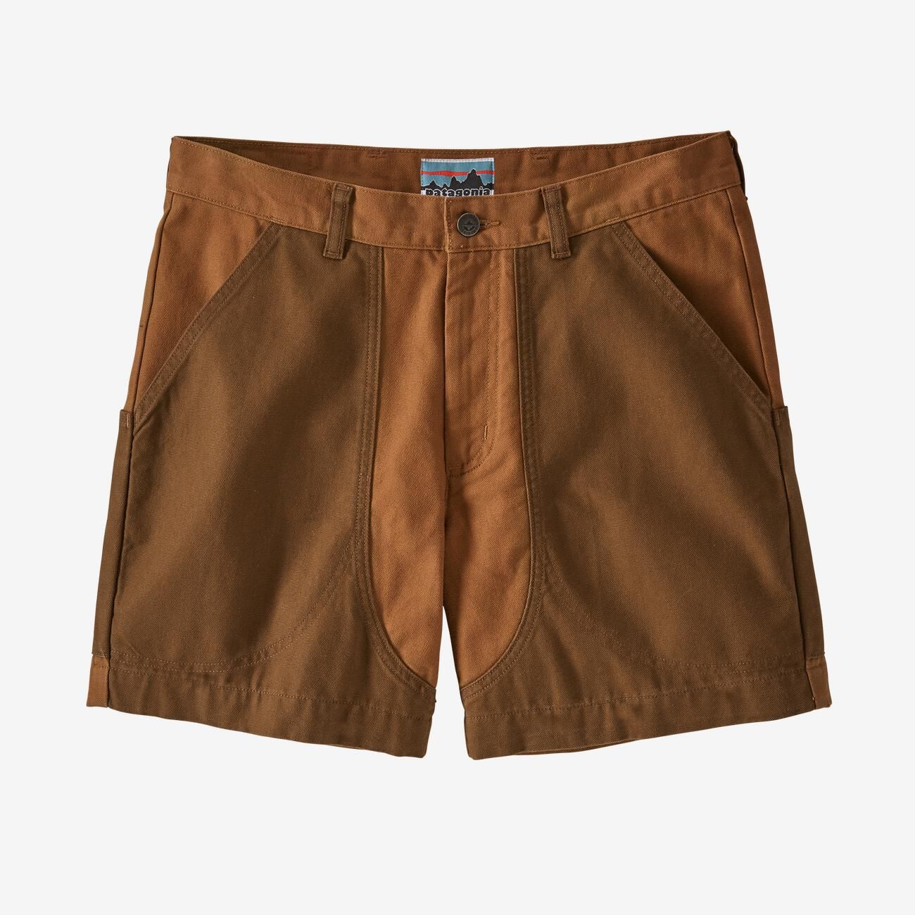 a pair of brown shorts
