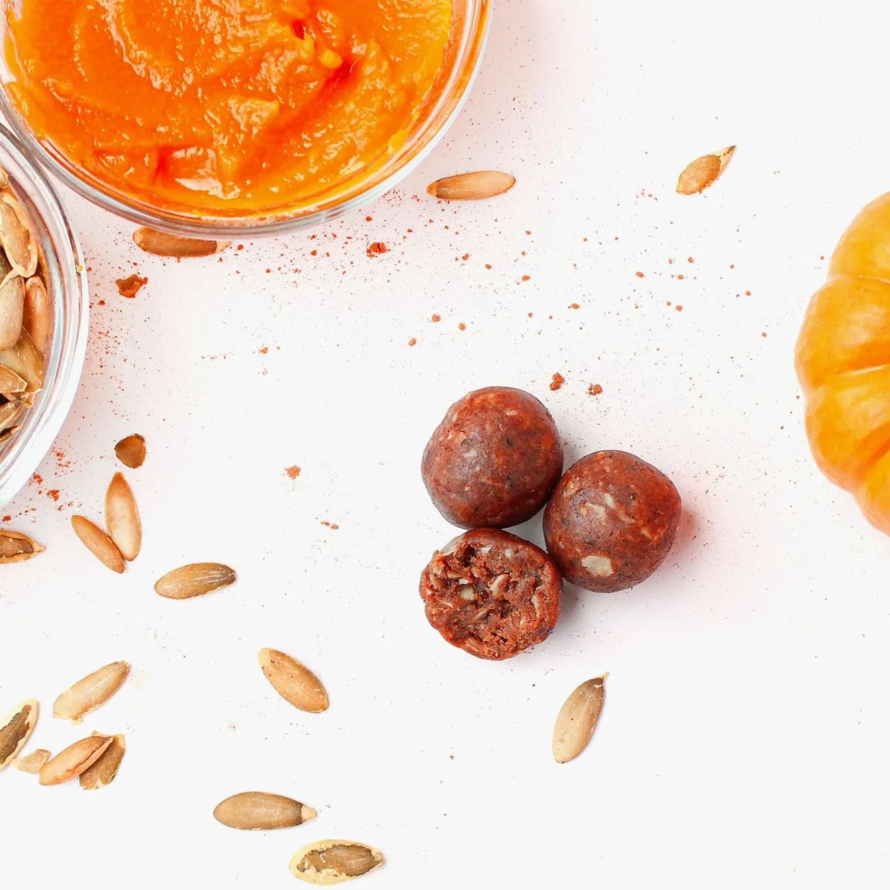 fall themed nuts and spices