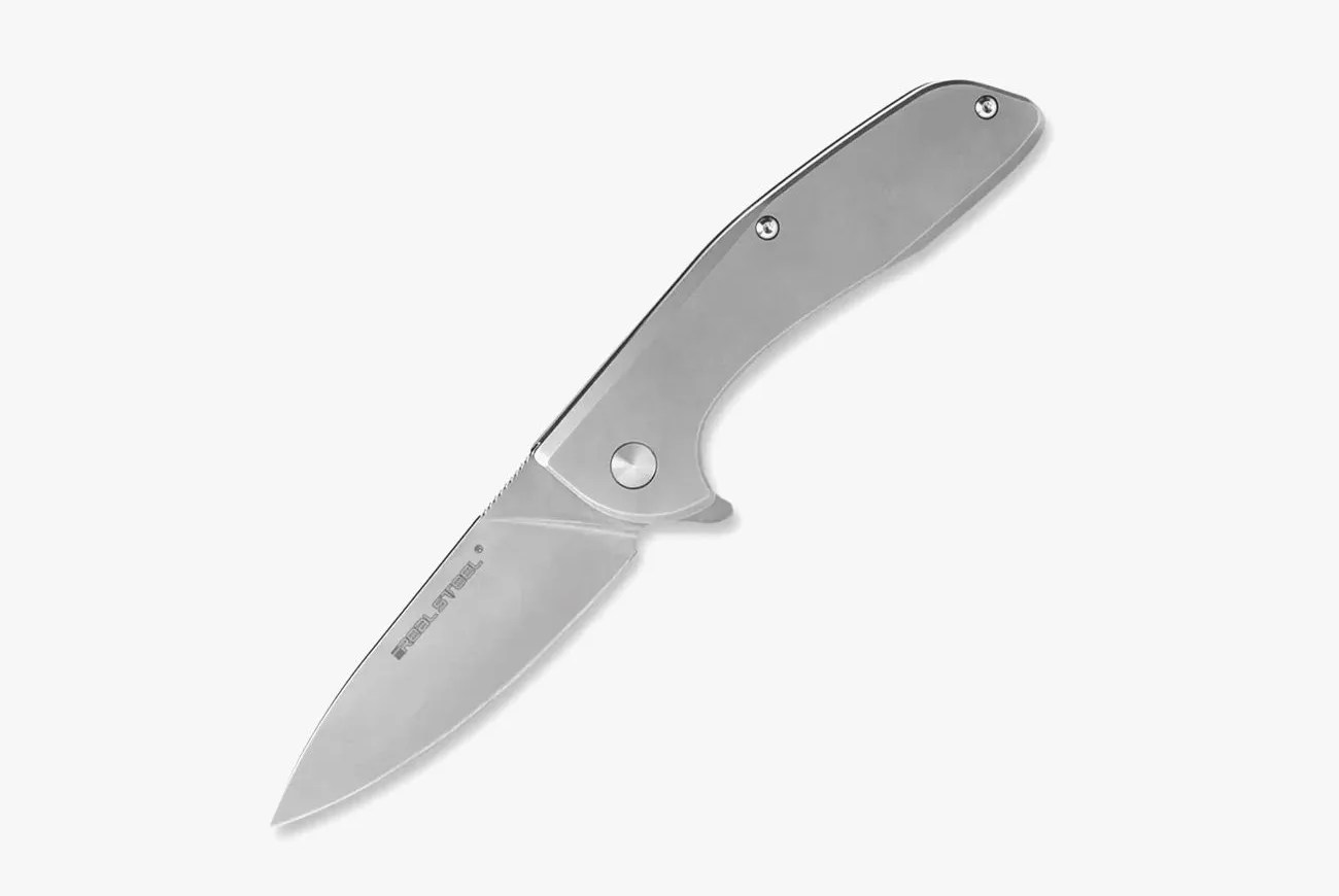 a stainless steel folding pocket knife