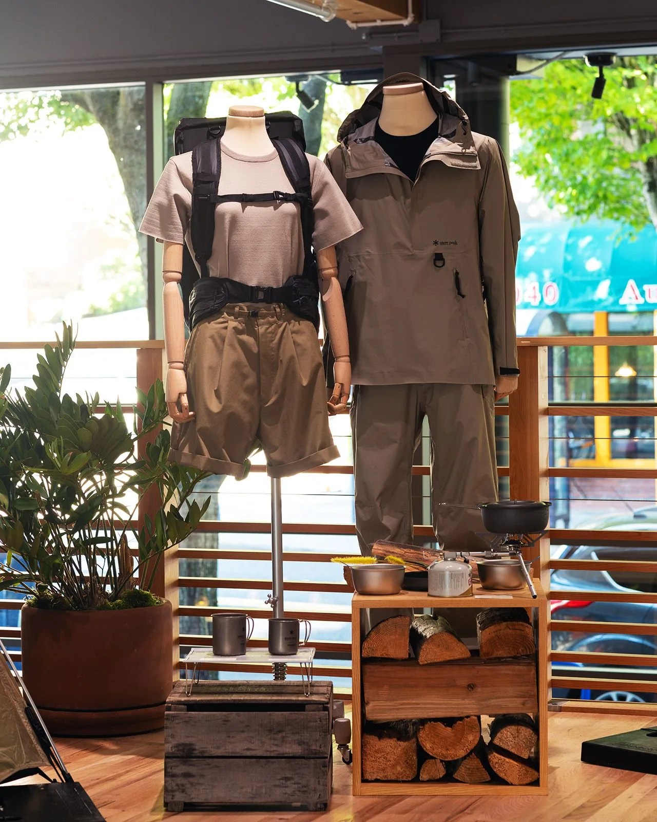 snow peak flagship mannequins