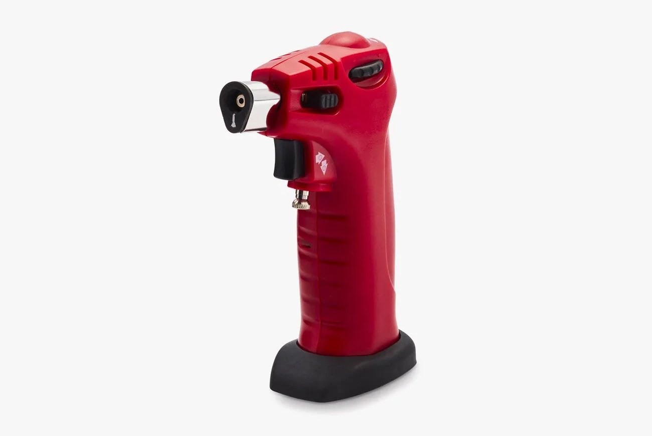 sur la table blowtorch