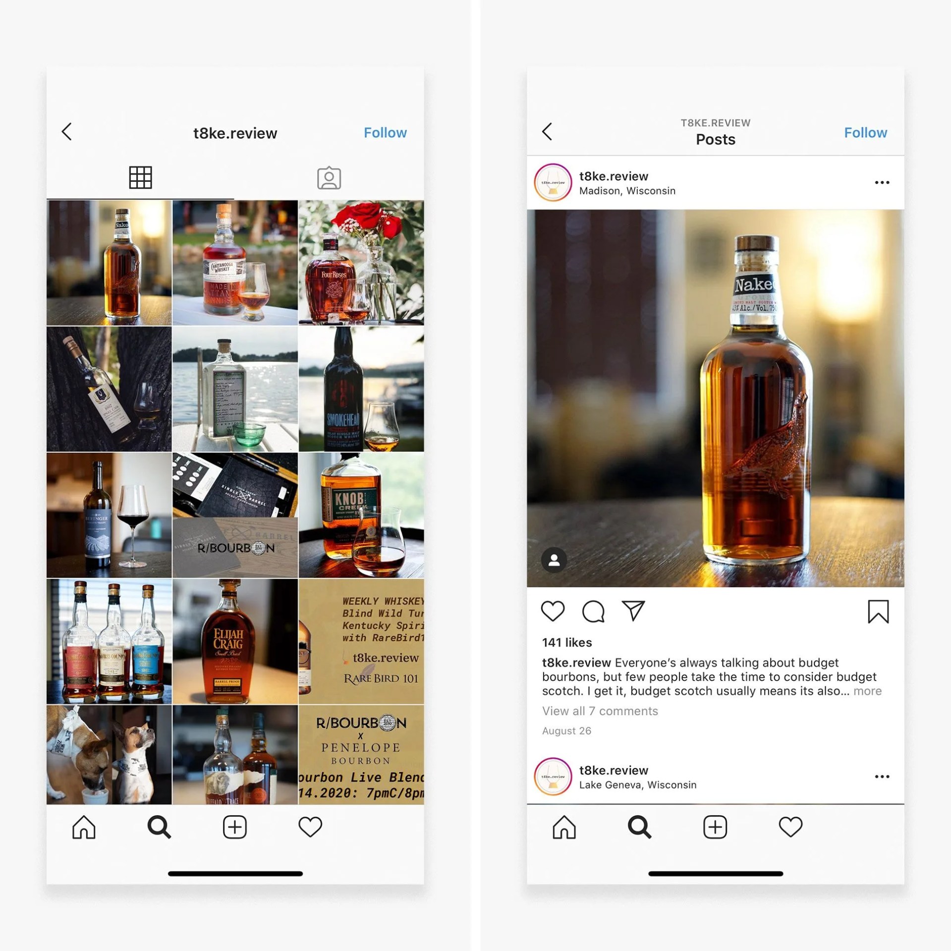 whisky accounts to follow on instagram