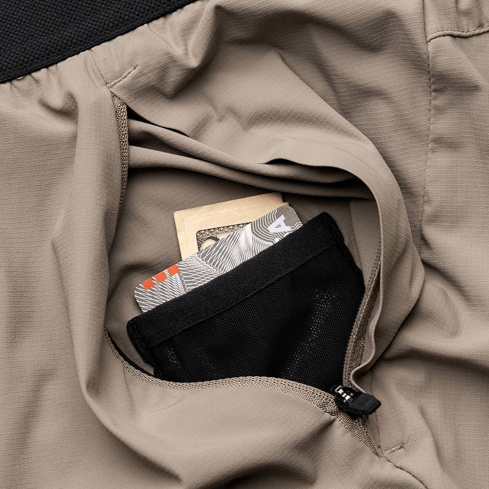 a close up of a pocket with money inside