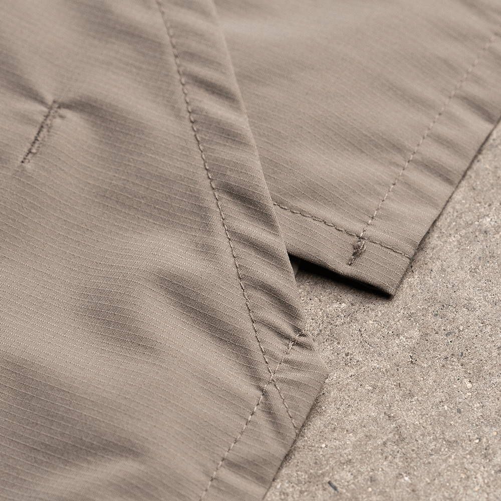 a close up of a hem