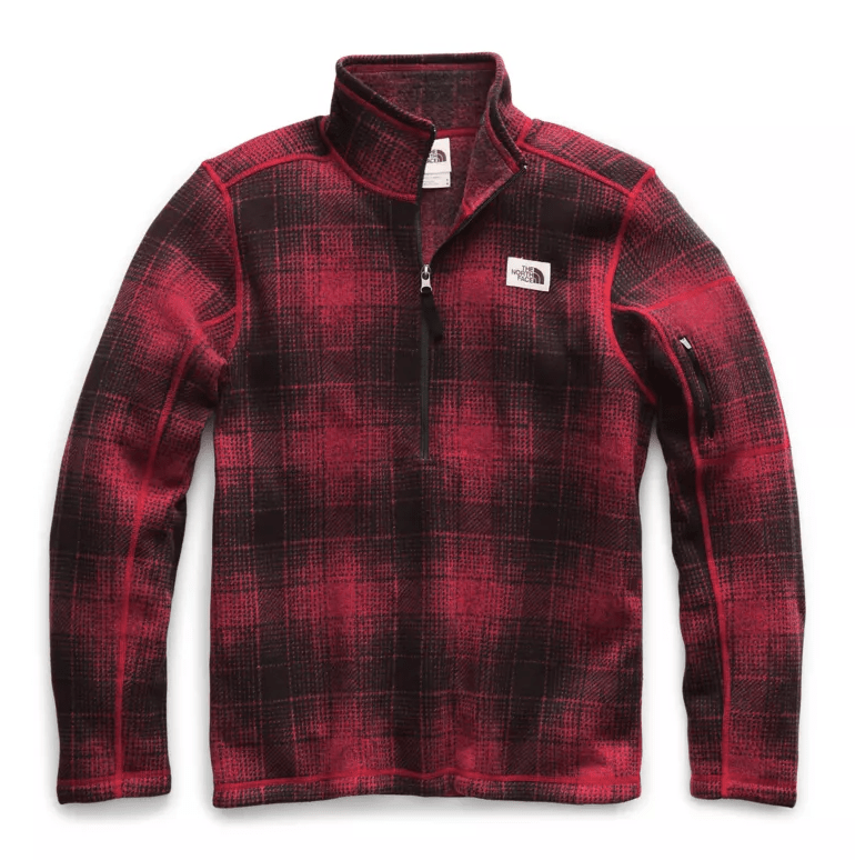plaid pullover