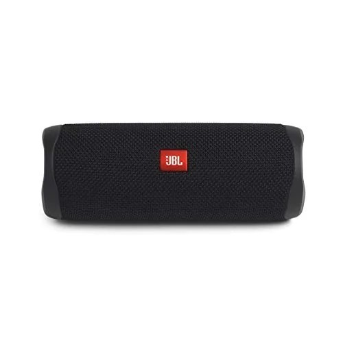 A black waterproof bluetooth speaker