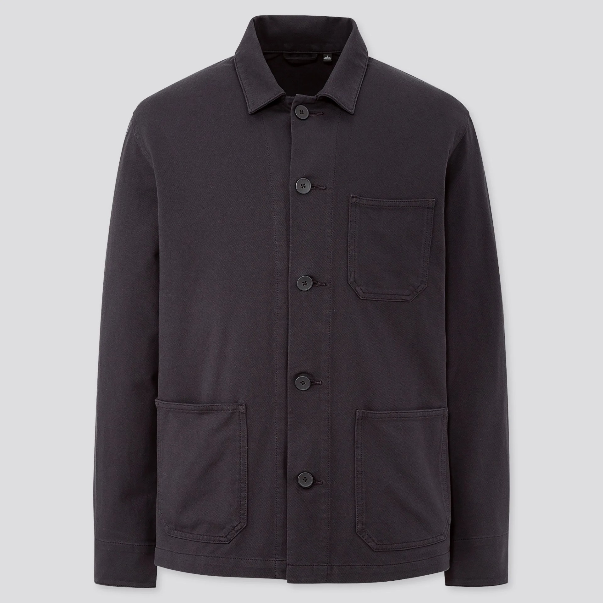 A black chore coat