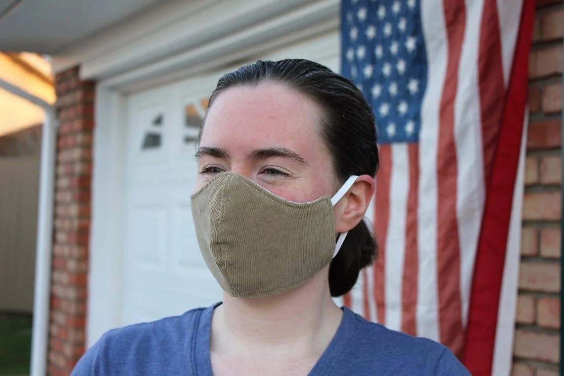 person wearing face mask