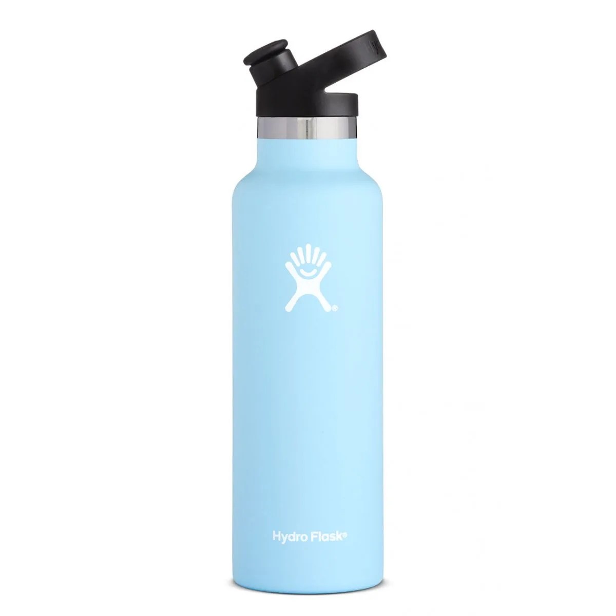 A blue reusable bottle