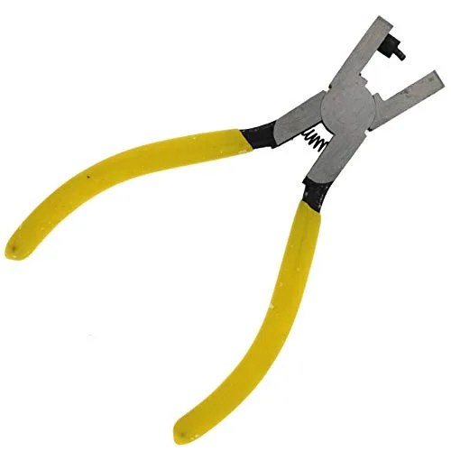 leather hole puncher with yellow handles