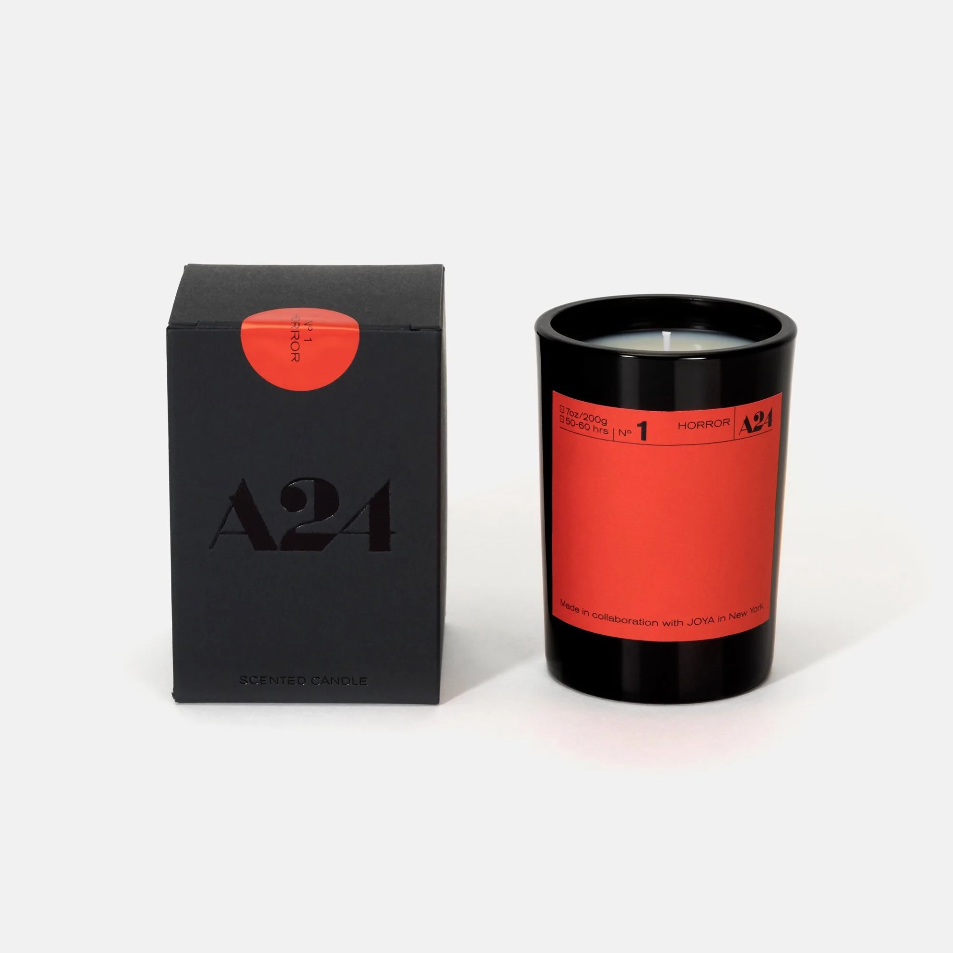 candle and box