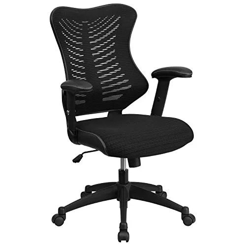 black mesh office chair