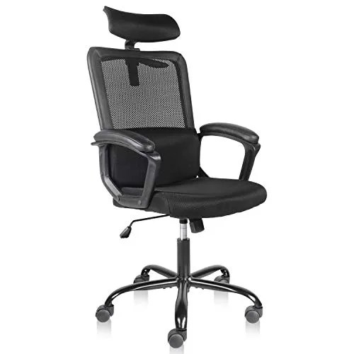 black mesh office chair