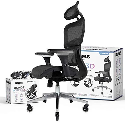 black mesh office chair