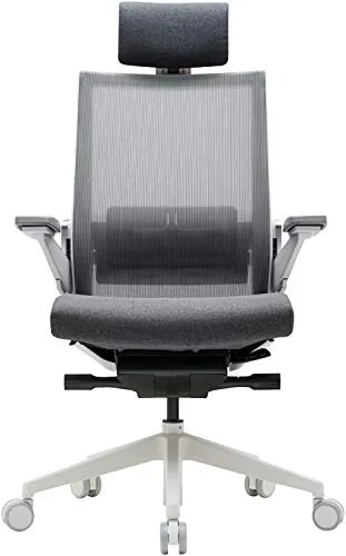 white mesh office chair