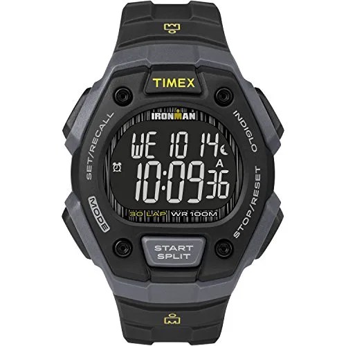 Timex Men's TW5M18700 Ironman Classic 30 Black/Gray/Negative Resin Strap Watch