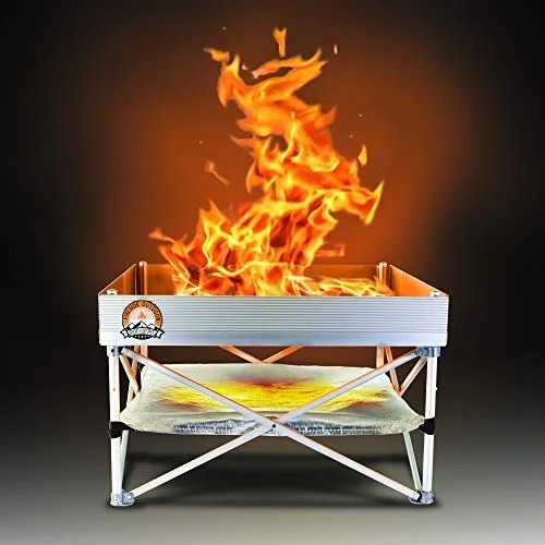 A portable fire pit