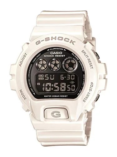 Casio G-Shock Japanese Quartz Watch with Resin Strap, White, 16 (Model: DW6900NB-7)