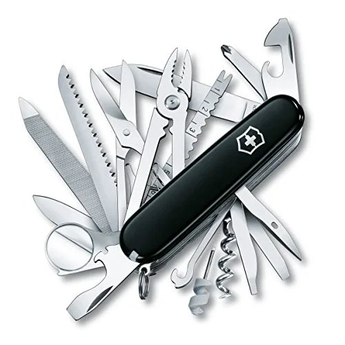 a swiss army knife with lots of tools