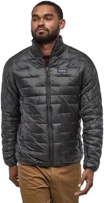 A model wearing an insulated jacket