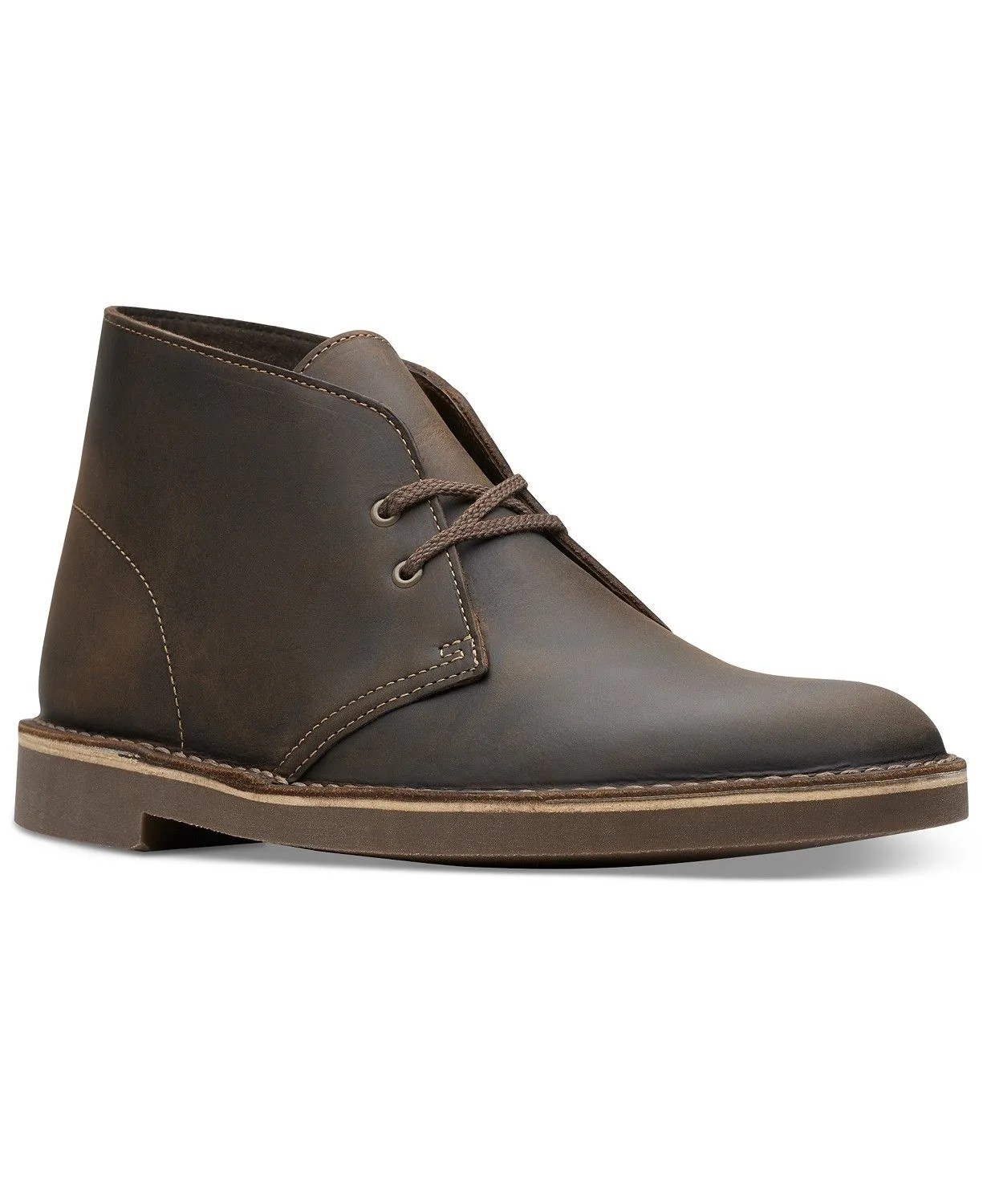 A brown chukka boot