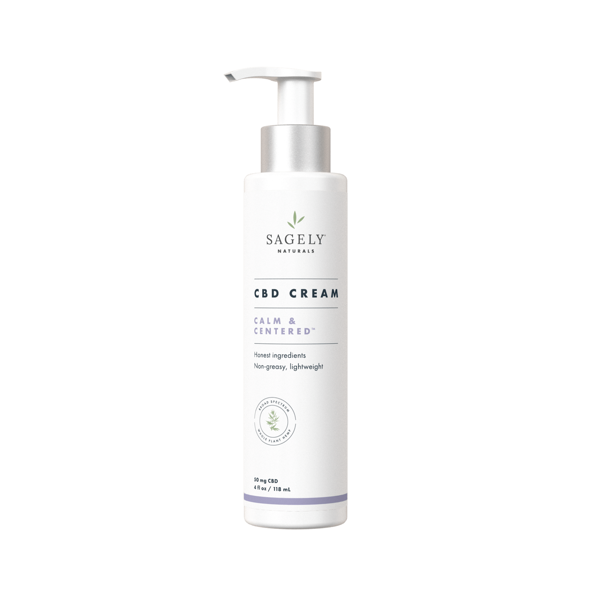 A pump bottle of CBD cream