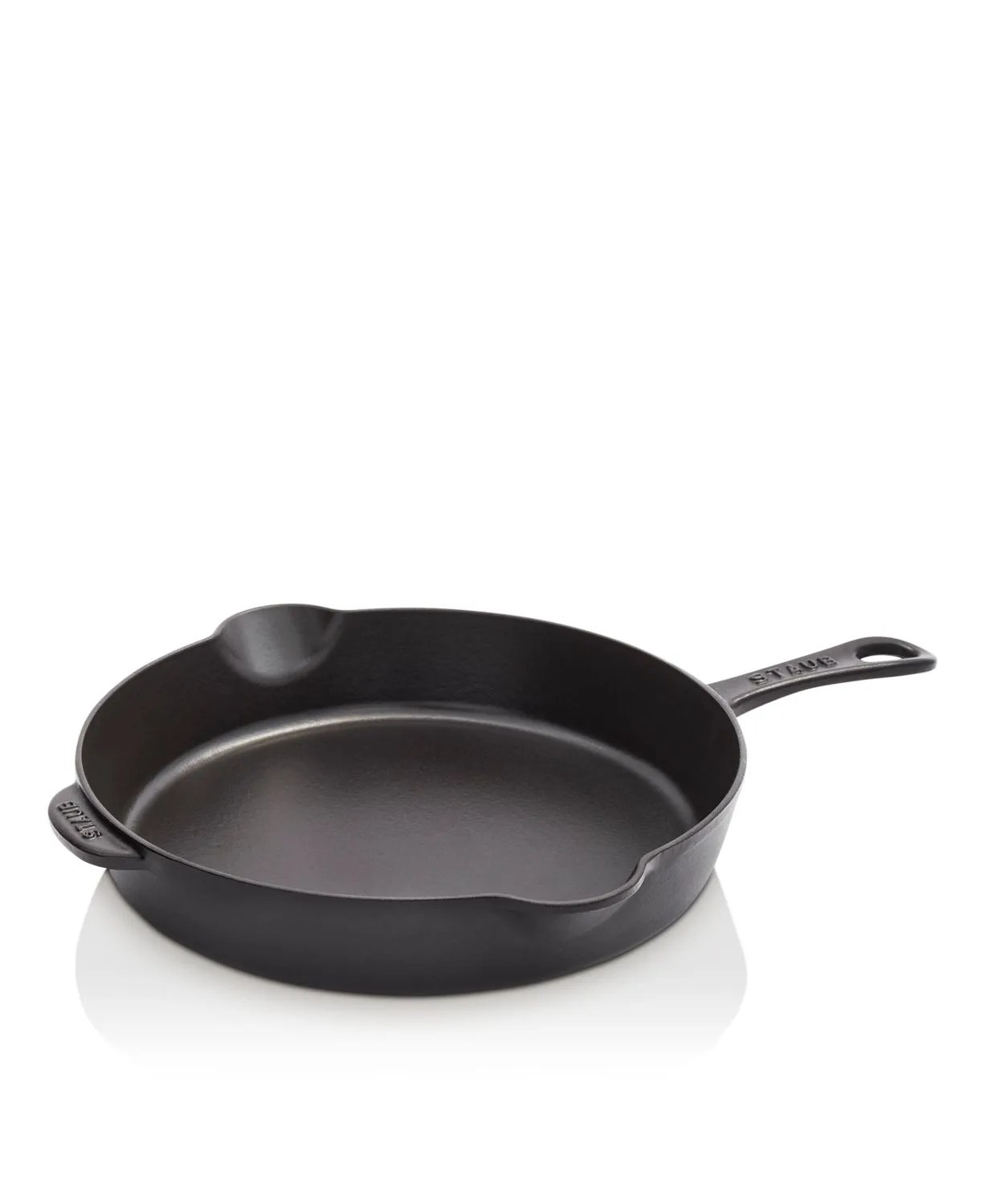 A cast-iron skillet