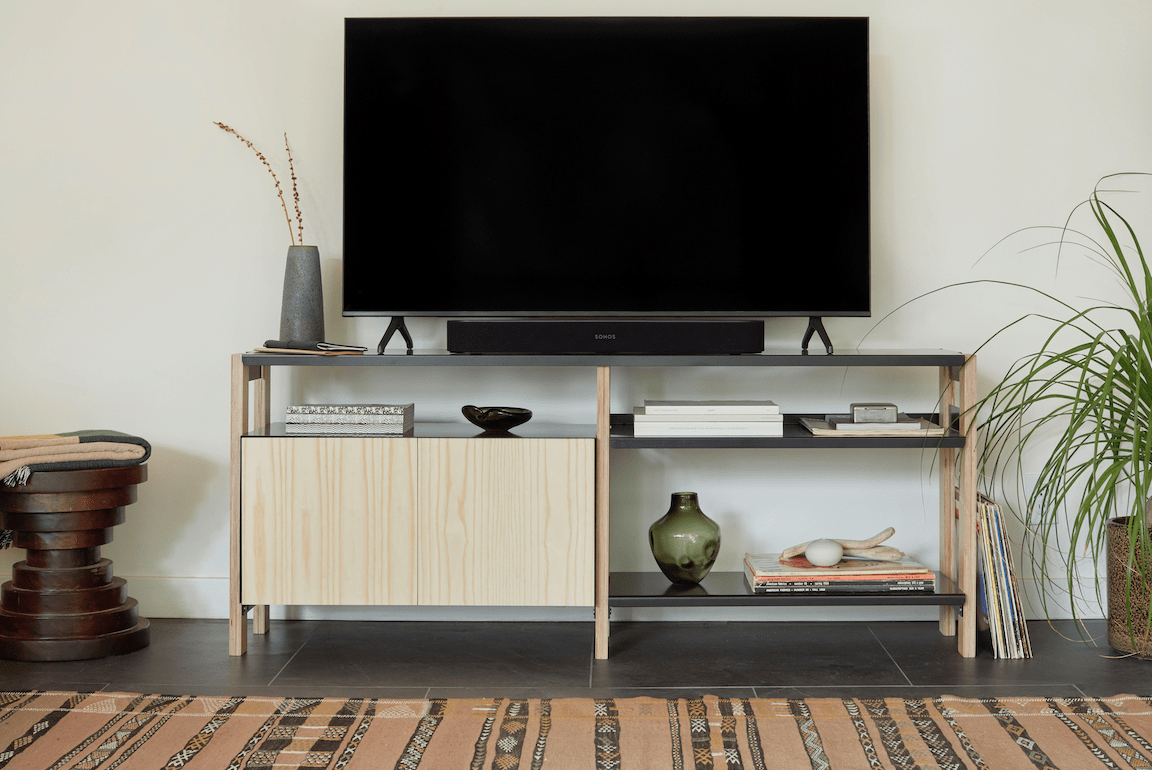 tv on media console