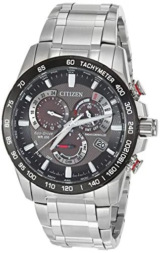 steel chronograph watch
