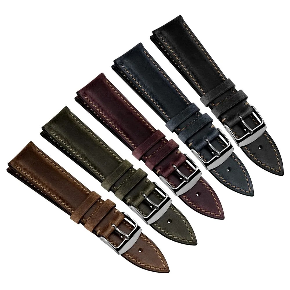 set of leather watch straps