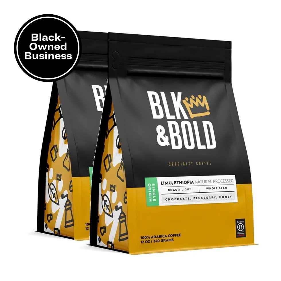 black and bold coffee