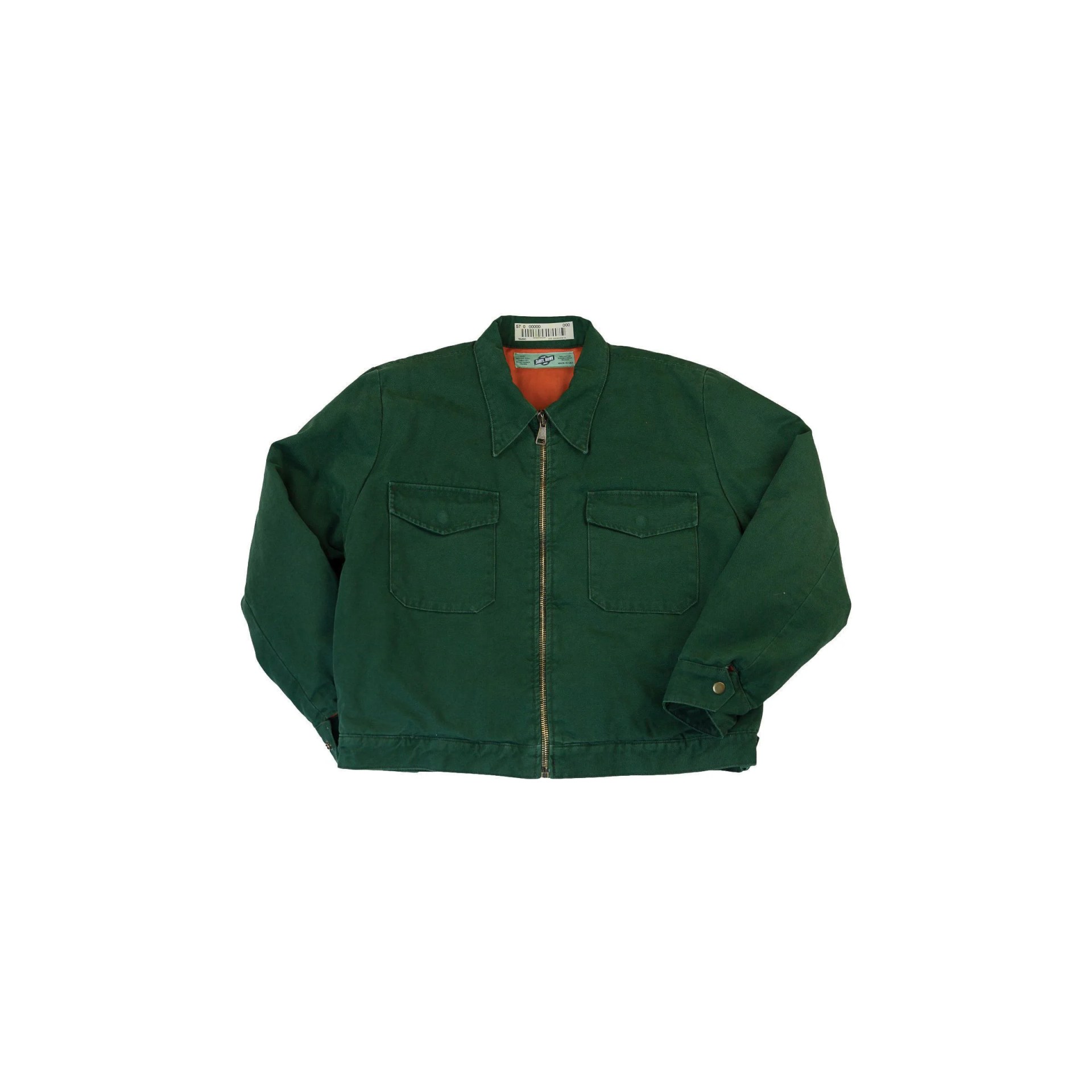 darryl brown green mechanic jacket